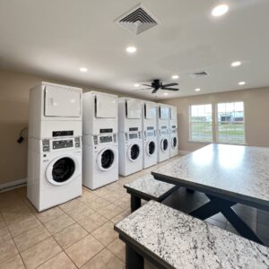 Laundry facilities at Florida Caverns RV Resort